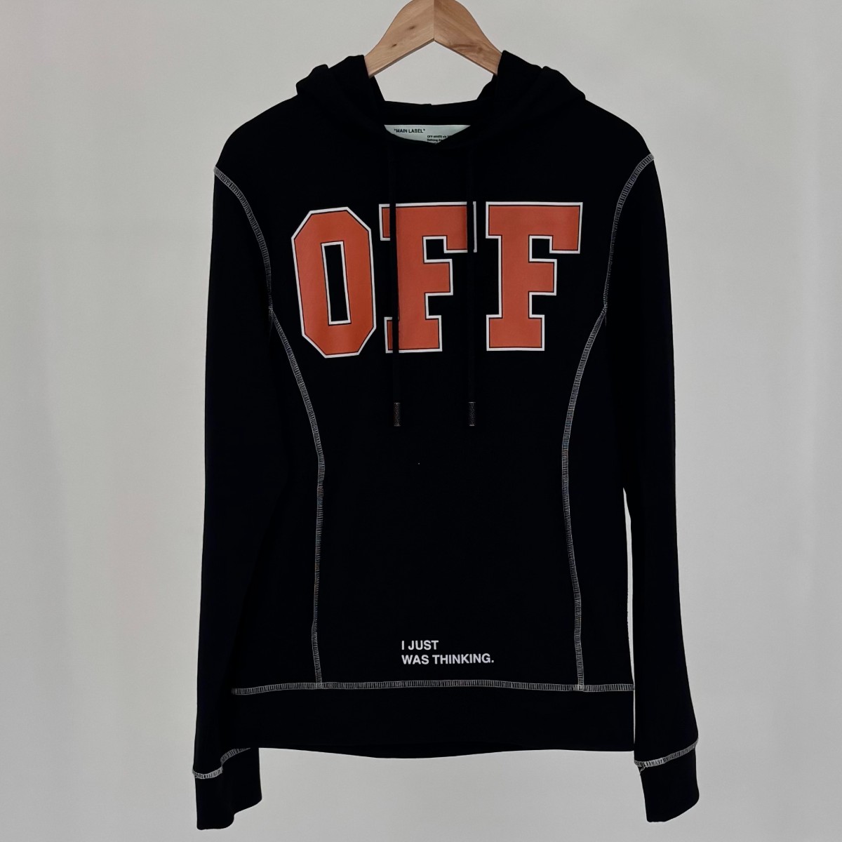Off White Off Logo Hoodie 